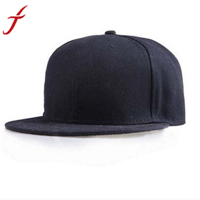 Mode Unisexe Plaine Snapback Solide Couleur Bonbons Chapeaux Casquette de Baseball Réglable Hip-Hop feminino touca menino