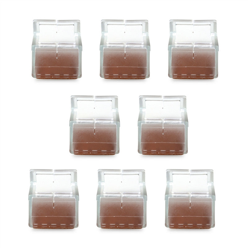 Square Silicone Furniture Legs Pads Protectors