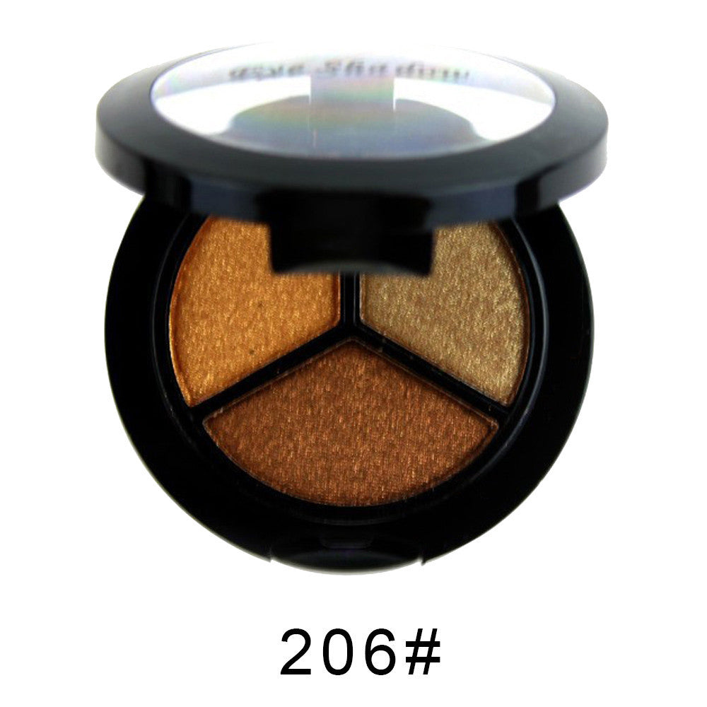 Smoky Cosmetic Set 3 colors Professional Natural Matte Makeup Eye Shadow