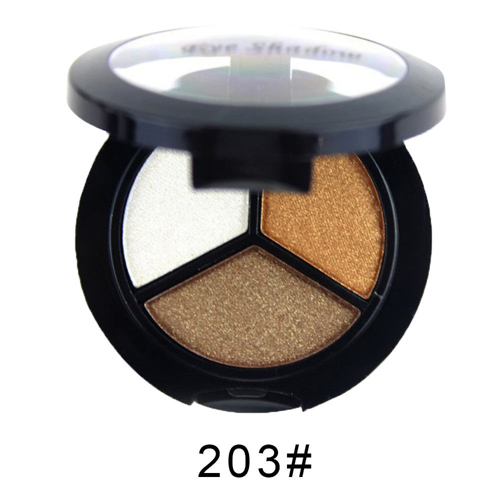 Smoky Cosmetic Set 3 colors Professional Natural Matte Makeup Eye Shadow