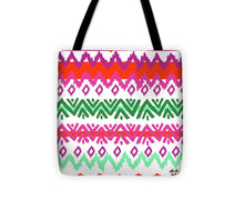 Navajo Mission Round Tote Bag