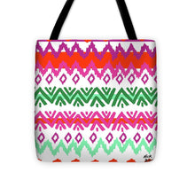 Navajo Mission Round Tote Bag