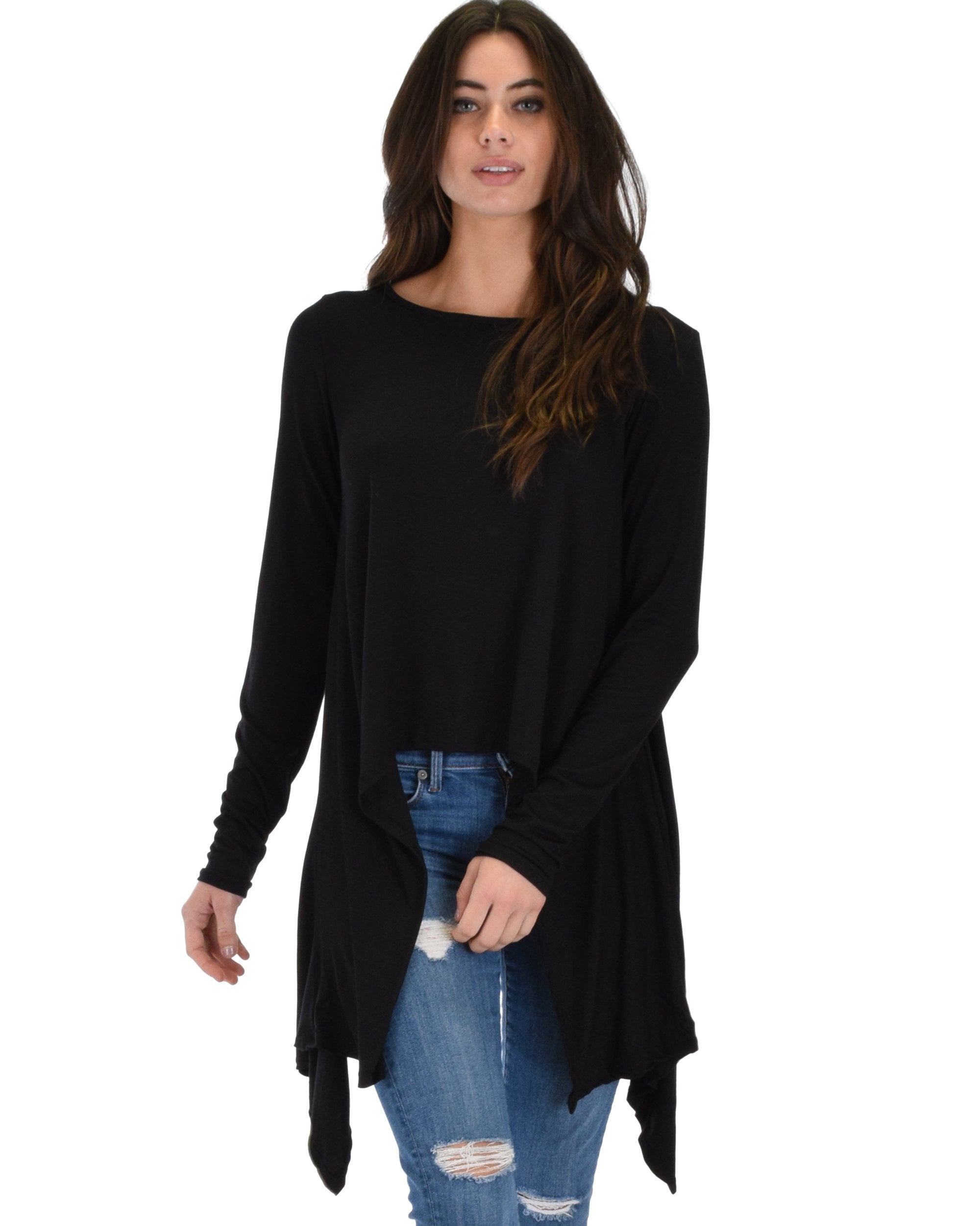 Shift and Swing Long Sleeve Tunic Top