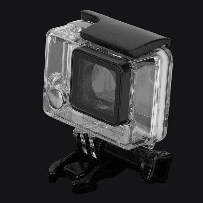 Waterproof Diving Housing Box Protective Case W/Bracket for Go Pro Hero4 3+