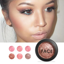 FOCALLURE maquillage fard à joues Top qualité professionnel Cheek 6 couleurs cuit au four blush bronzer blusher visage Contour Blusher